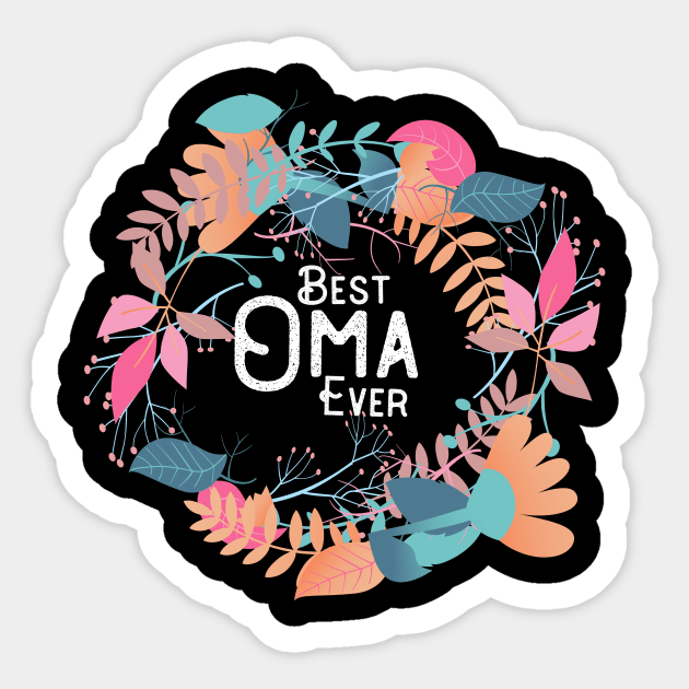 German Grandmother Best Oma Ever Sticker by LovableDuck